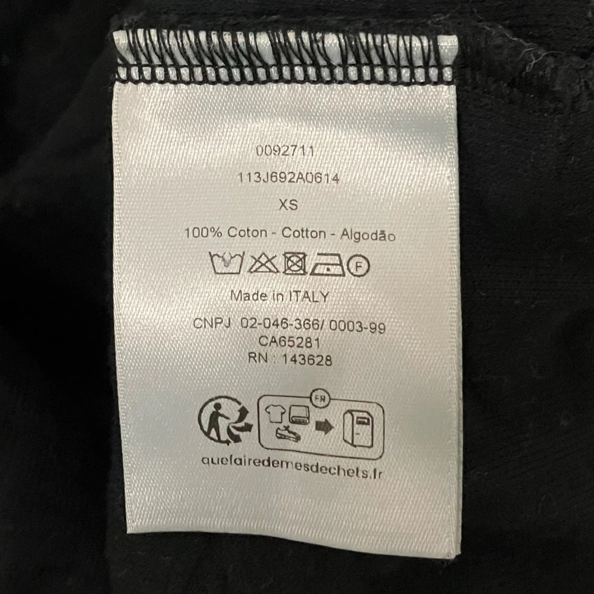 オブリークパイルTシャツ113J692A061 - Image 6