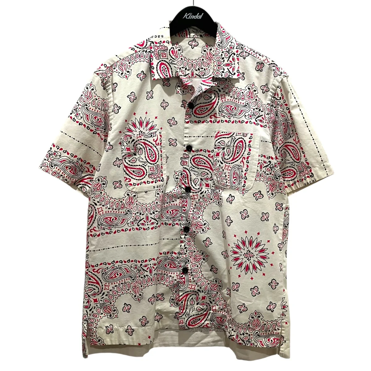 【Bandana Print Shirt】オープンカラーシャツ22-02689M