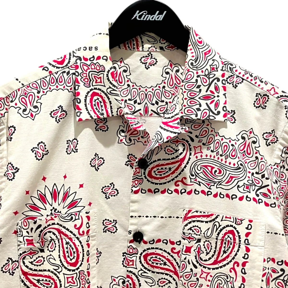 【Bandana Print Shirt】オープンカラーシャツ22-02689M - Image 3