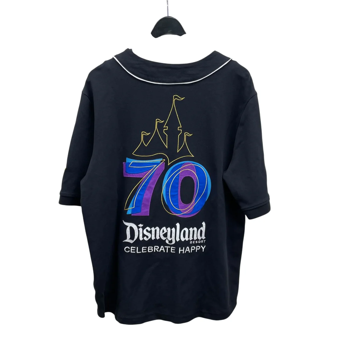 カリフォルニアディズニー 70周年 ベースボール半袖Tシャツ - Image 2