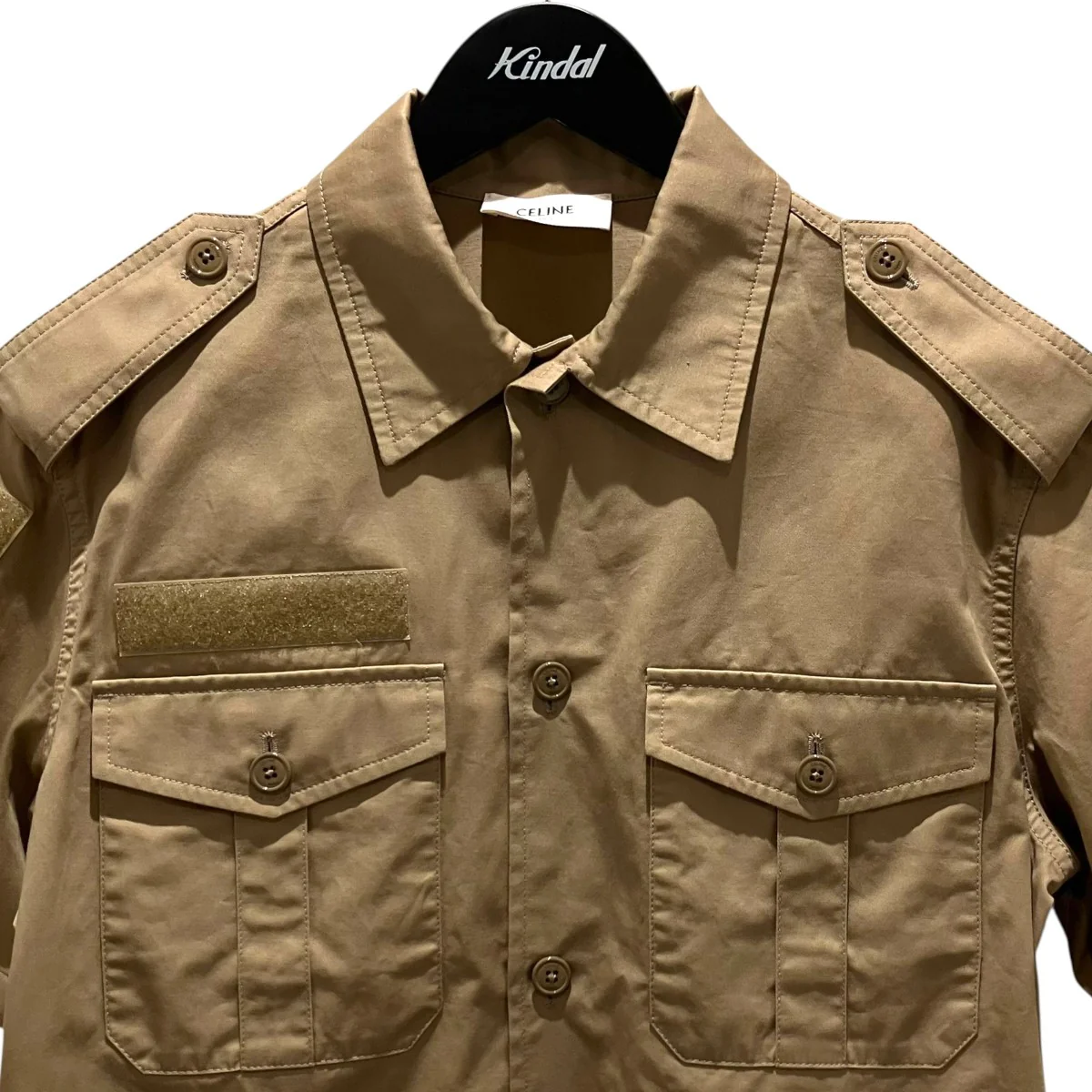 【Velcro cotton linen shirt】ベルクロコットンリネン半袖シャツ2C881219I - Image 3