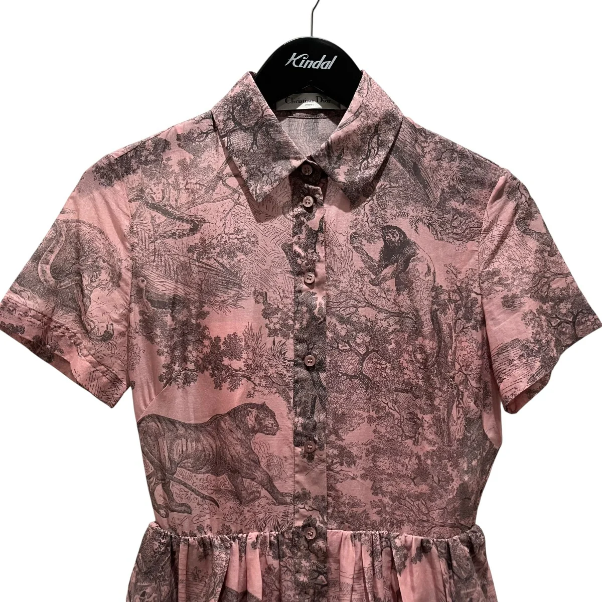 トワルドジュイミディシャツワンピースミディ総柄シャツワンピース341R32A3877 - Image 3