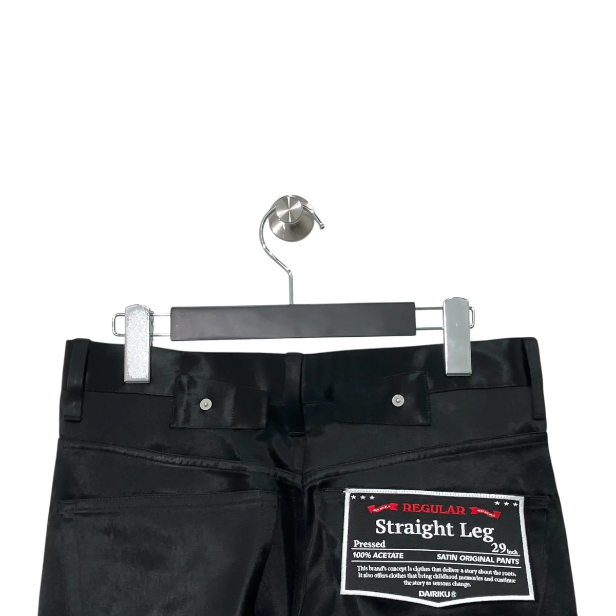 Straight Satin Pantsストレートサテンパンツ24SS B-14 - Image 5