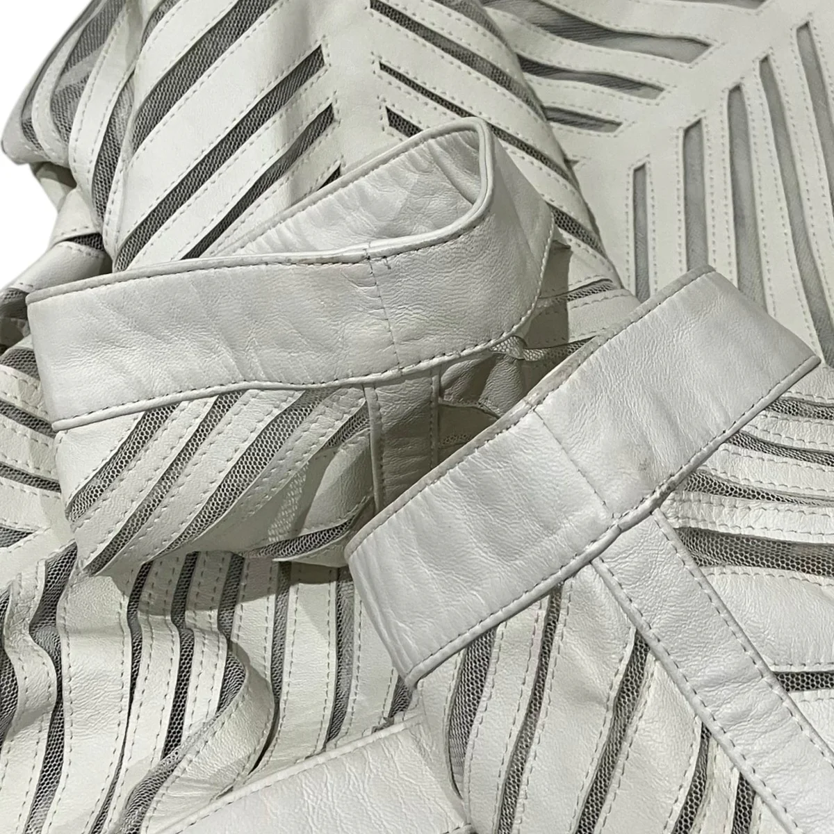 メッシュ×レザージャケット5019534 - Image 7