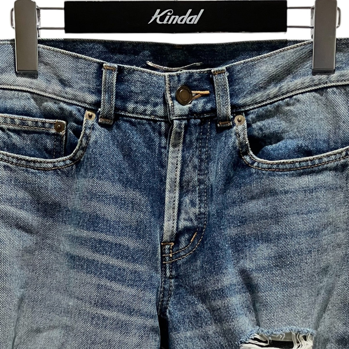 クラッシュ加工デニムパンツ551344 - Image 3