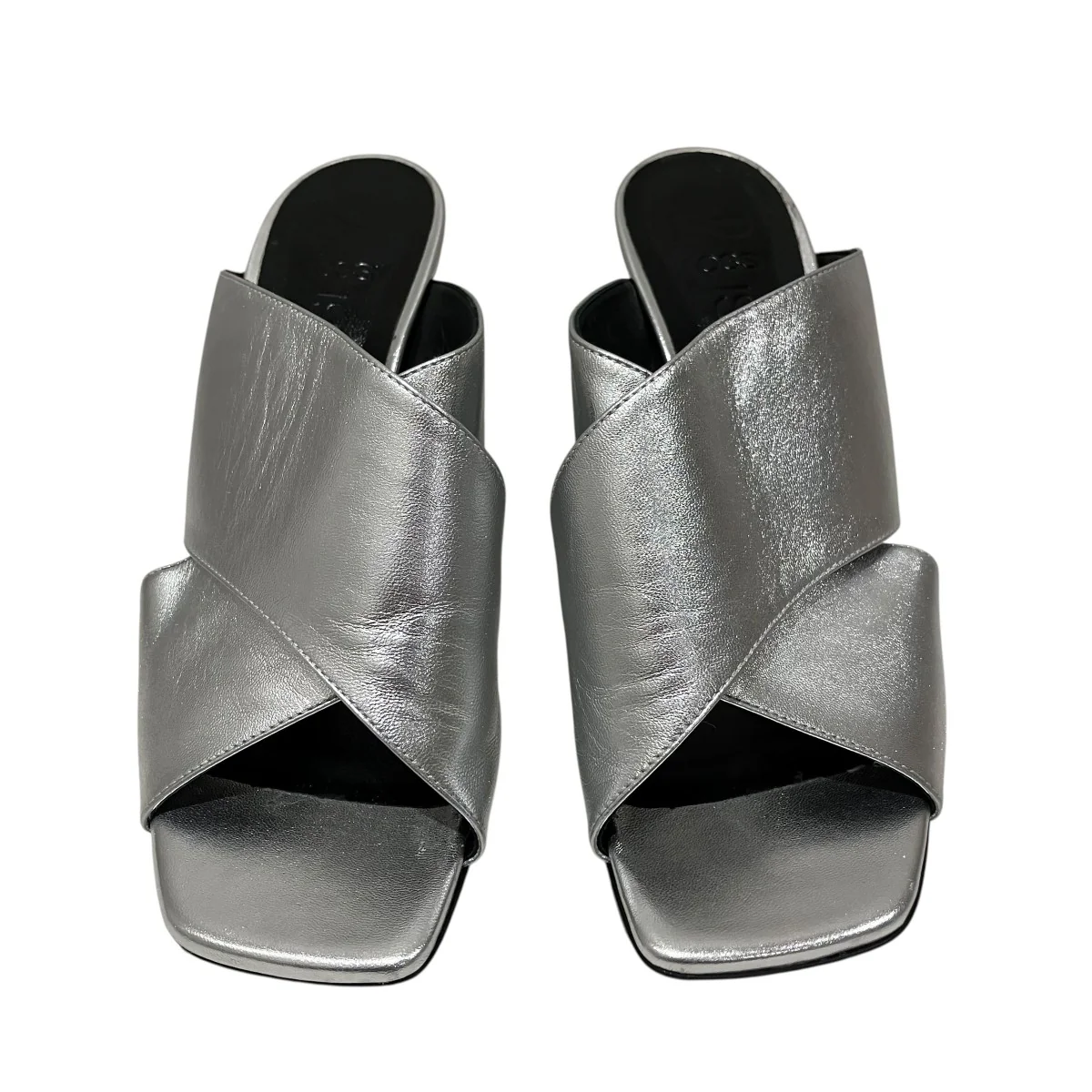 NAPPA SILK ARGENTOヒールサンダル - Image 3