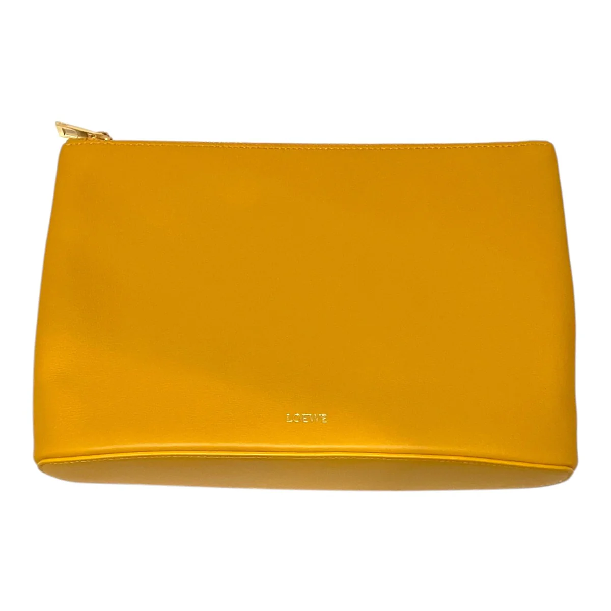 【OBLONG POUCH PLAI CRIMSON 】レザーポーチQ730C63X01 - Image 2