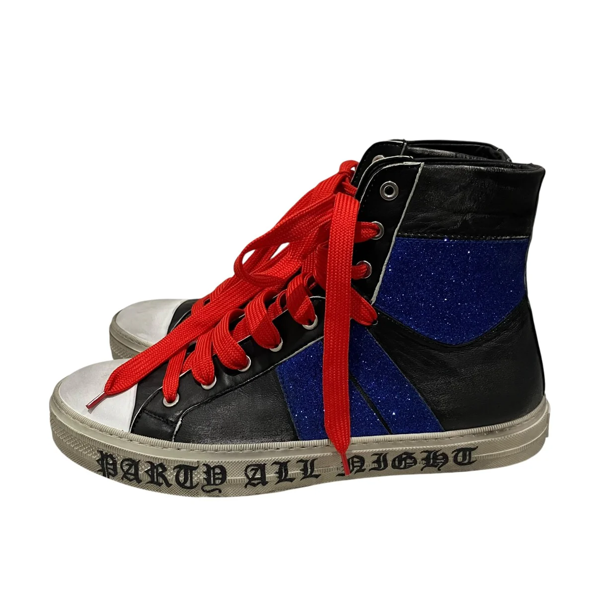 Sunset Glitter Sleep All Day Party All Nightハイカットスニーカー - Image 5