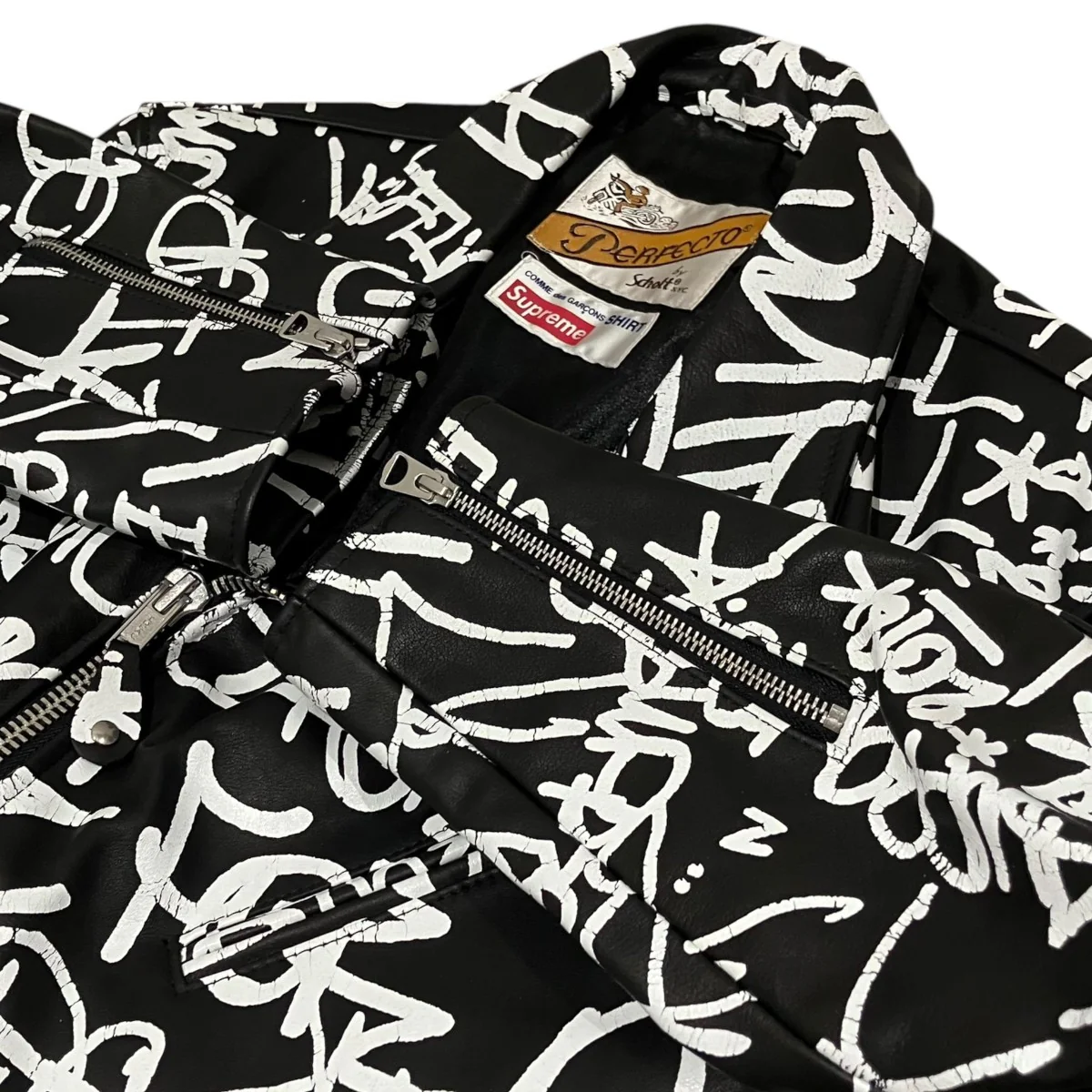 18AW【Painted Perfecto Leather Jacket】ダブルライダースジャケットJ4618 - Image 5