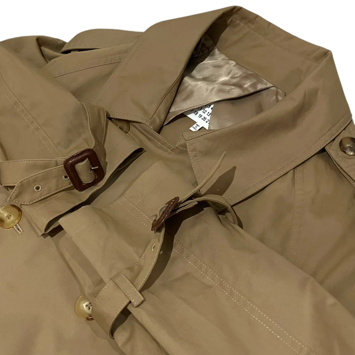 【Classic double breasted water repellent trenchcoat】トレンチコートS50AH0035 - Image 5