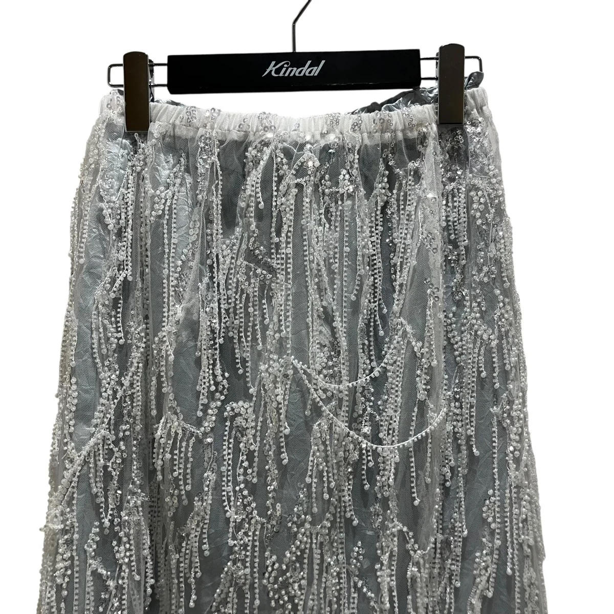 25AW【Satin Combination Bijou Skirt】ビジュースカート21252515708 - Image 3