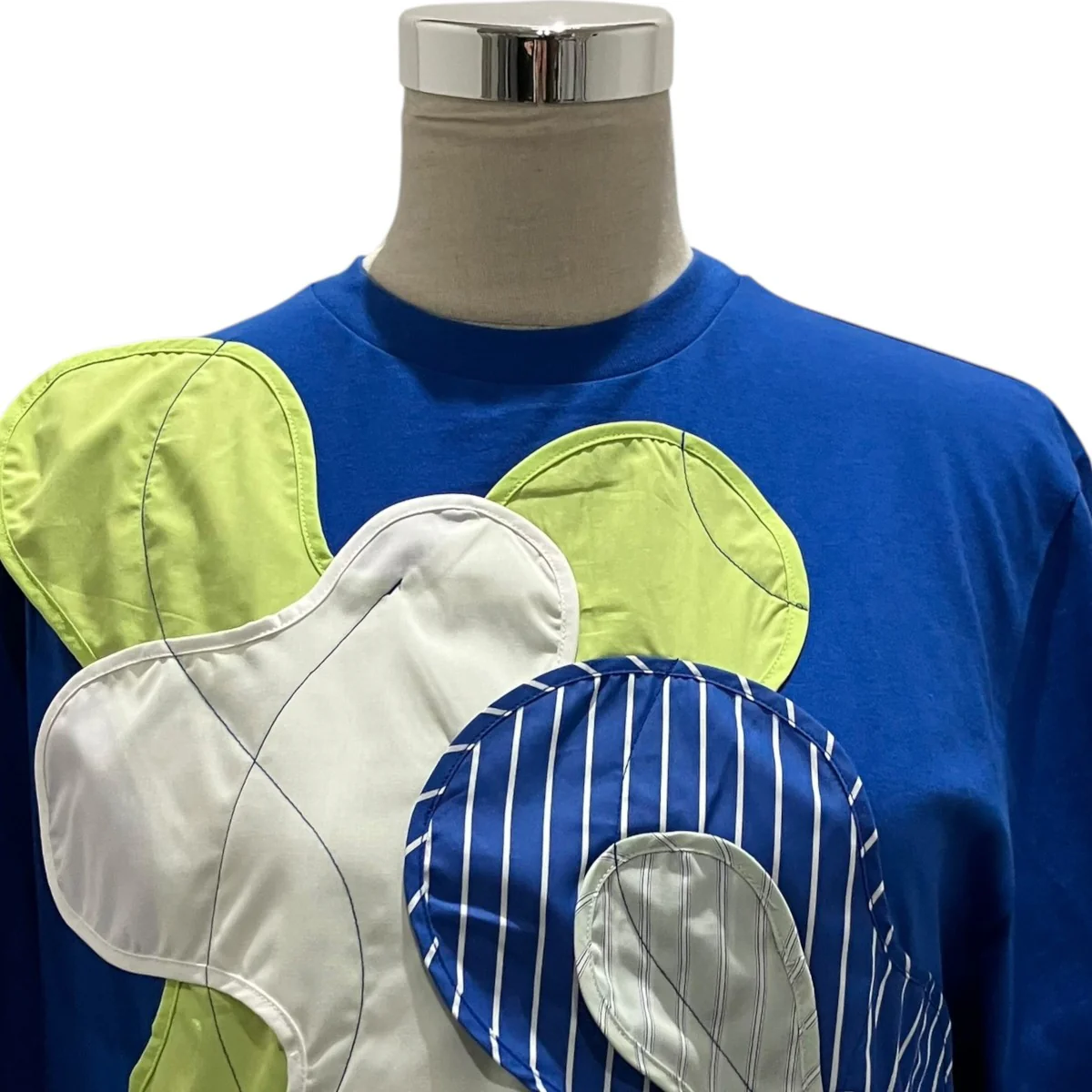 24SS【ソフト天竺 デコラWave T／SH】パッチワークTシャツ300HSS80-2290 - Image 4