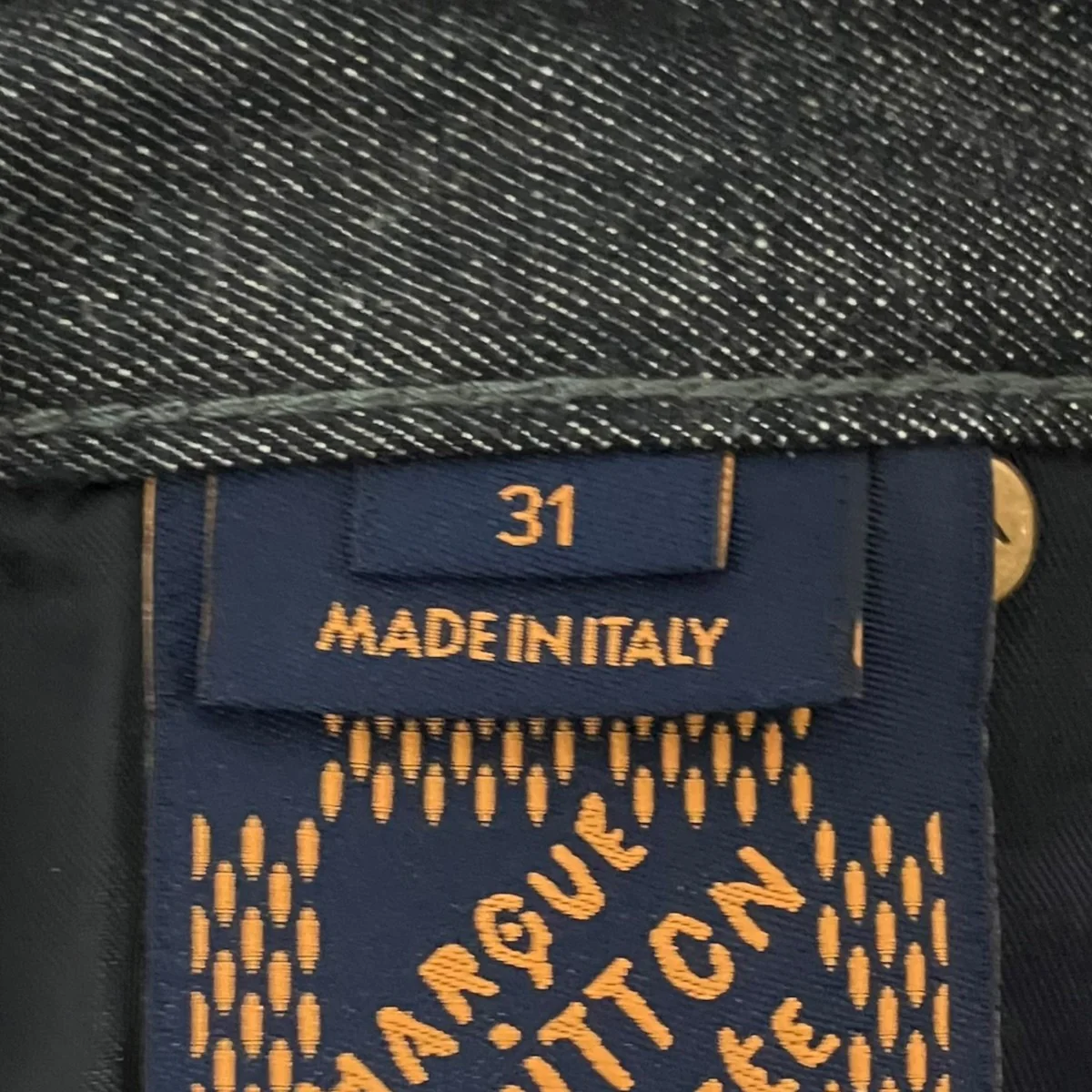 24AWエンブロイダリーロゴデニムパンツRM242M MSU HRD86W - Image 6