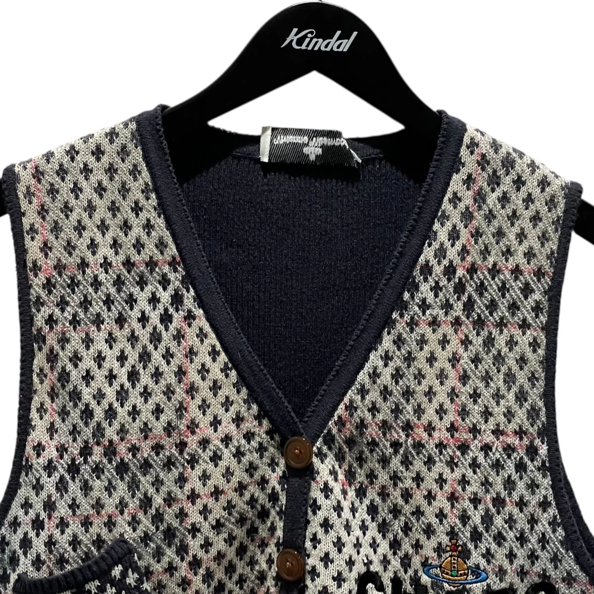 【DISTRESSED TARTAN VEST】ウールベスト1803006Y-Y0044 - Image 3