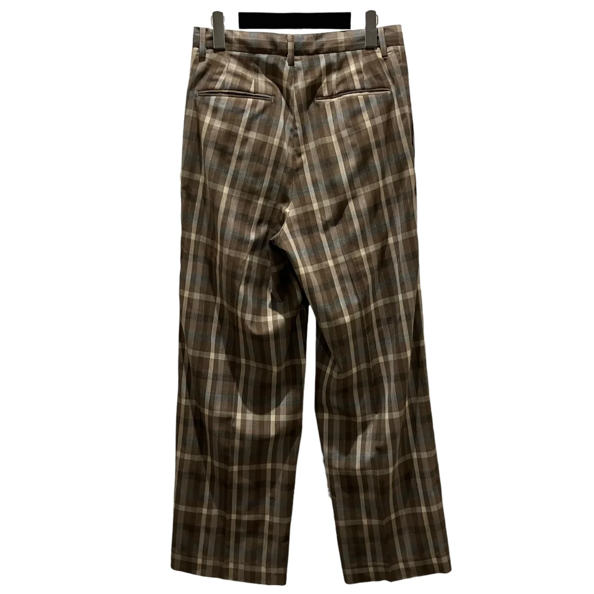 26SS【SUPER FINE TROPICAL WOOL CHECK TWO-TUCK SLACKS】イージーパンツA26SP05TC - Image 2