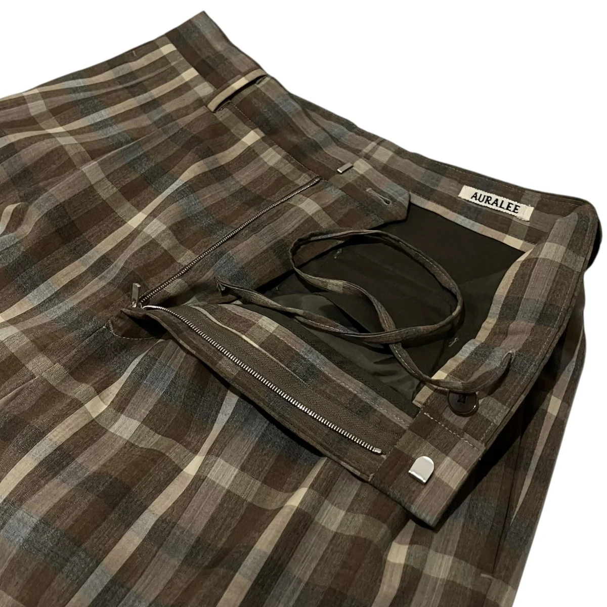 26SS【SUPER FINE TROPICAL WOOL CHECK TWO-TUCK SLACKS】イージーパンツA26SP05TC - Image 5