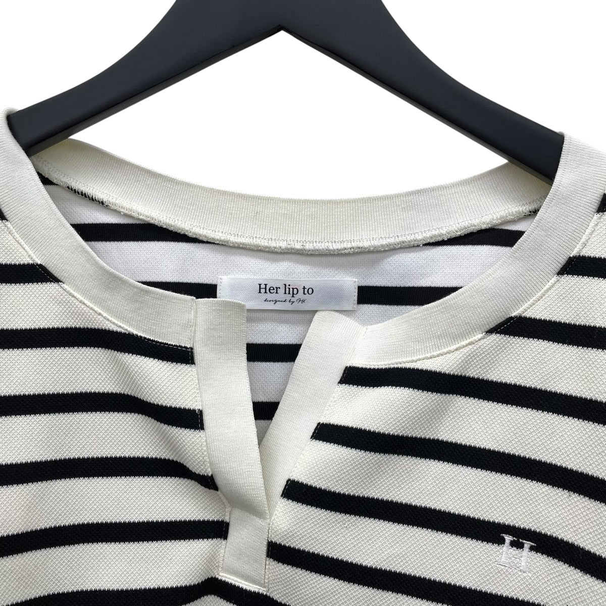 Saint-Louis Striped Topスキッパーボーダーカットソー1233202012 - Image 3