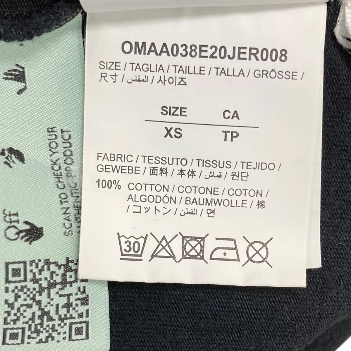20AWキスロゴ半袖TシャツOMAA038E20JER008 - Image 6