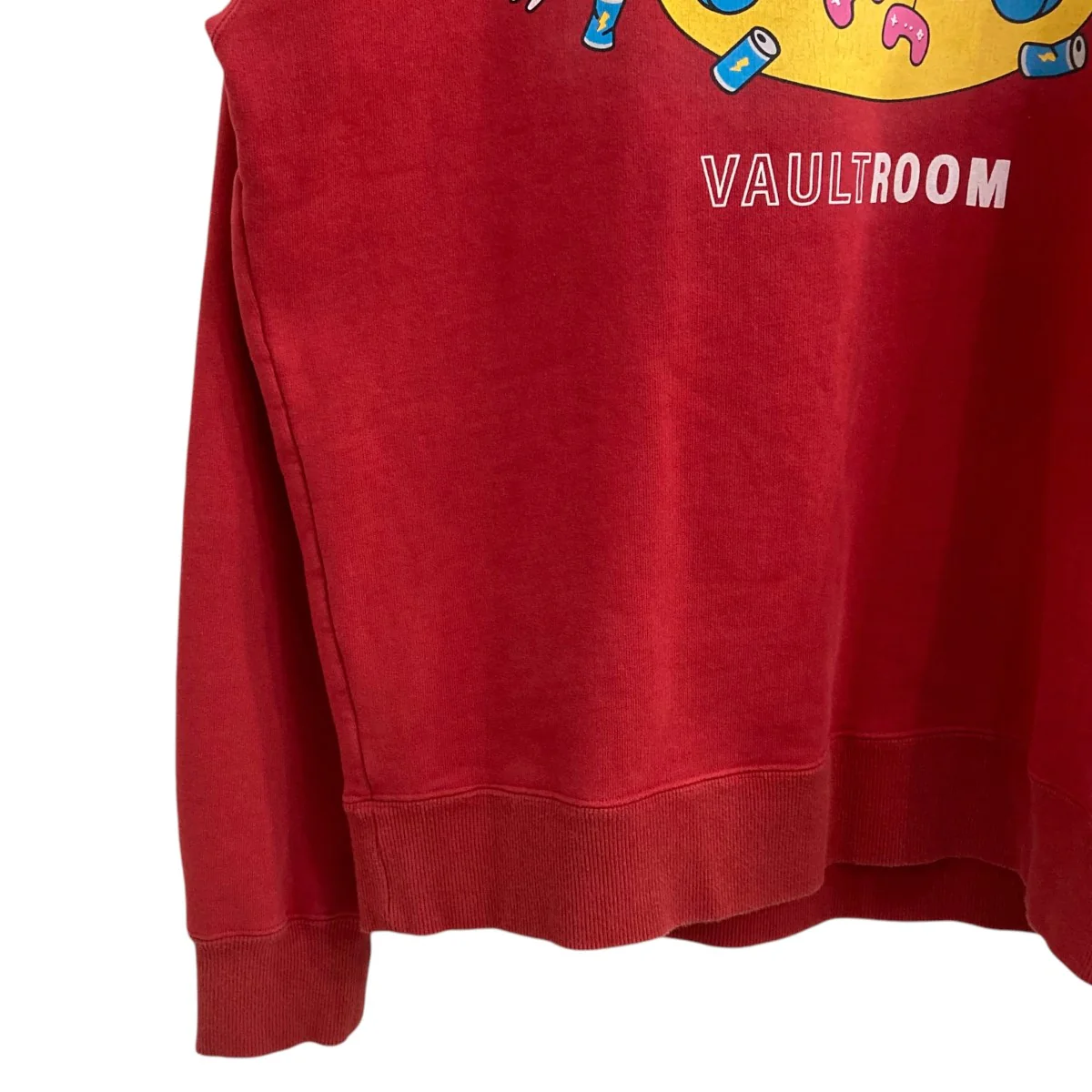 GAME CRASH VINTAGE CREWNECKプリントクルーネックスウェットトレーナー - Image 5