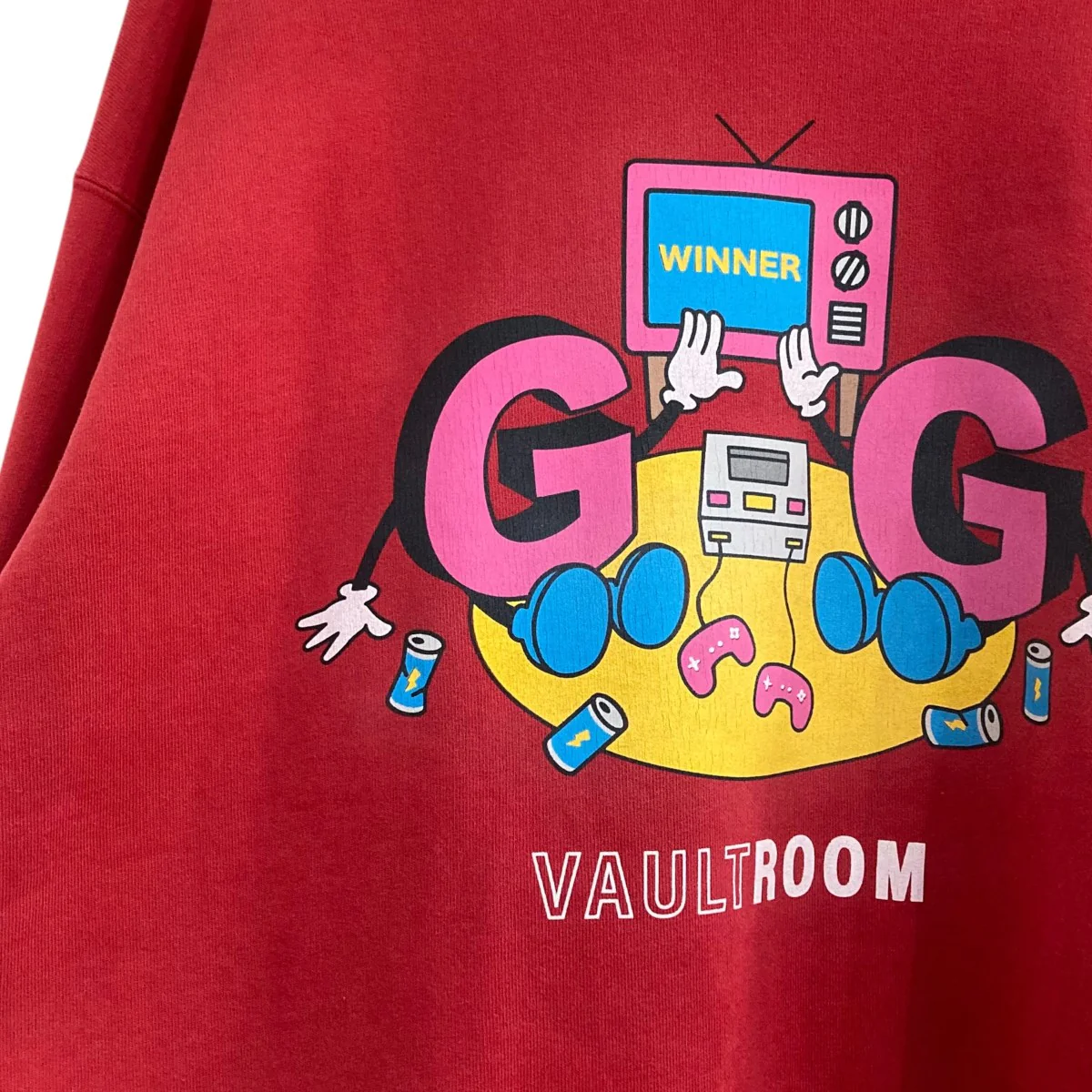 GAME CRASH VINTAGE CREWNECKプリントクルーネックスウェットトレーナー - Image 6