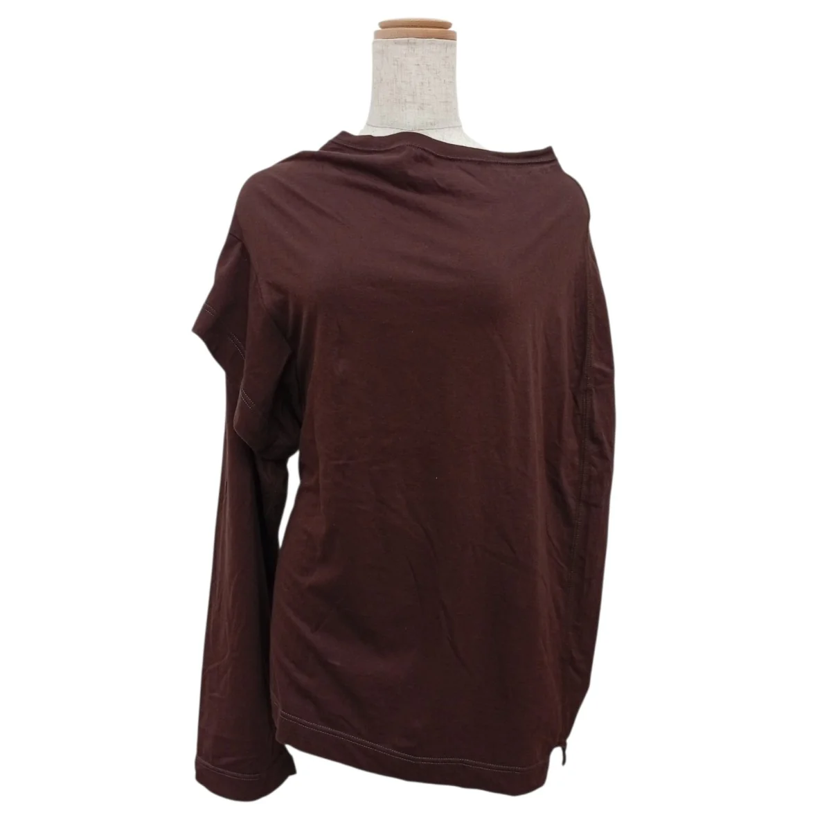 ダブルスリーブワンショルダーTシャツFU-L-CT004 DOUBLE SLEEVE ONE SHOULERTEE