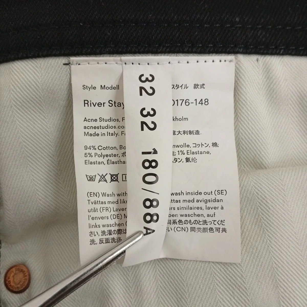 RIVER STAY BLACKデニムパンツ30O176-148 - Image 4