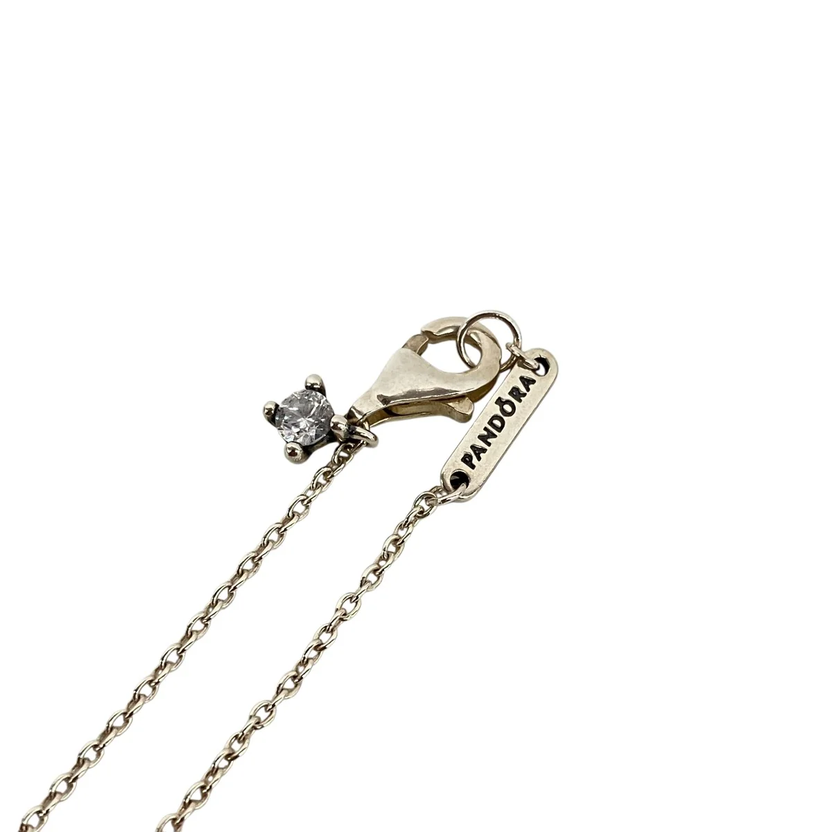 「Round Pave Halo Collier Necklace」ネックレス - Image 3