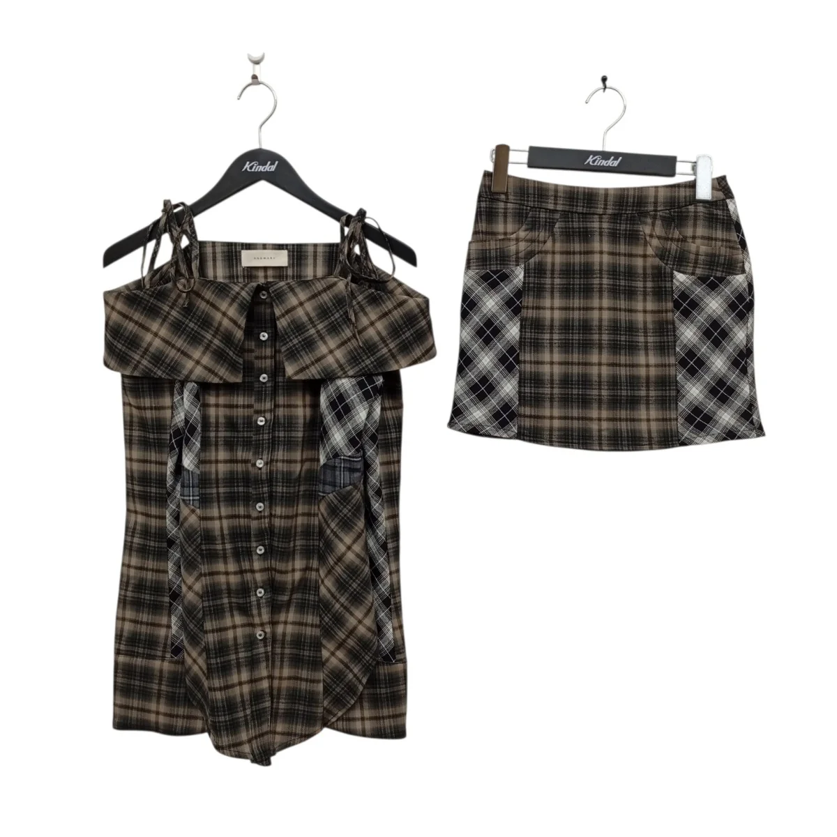 CHLOE CHECK SET UPチェックセットアップAM0975