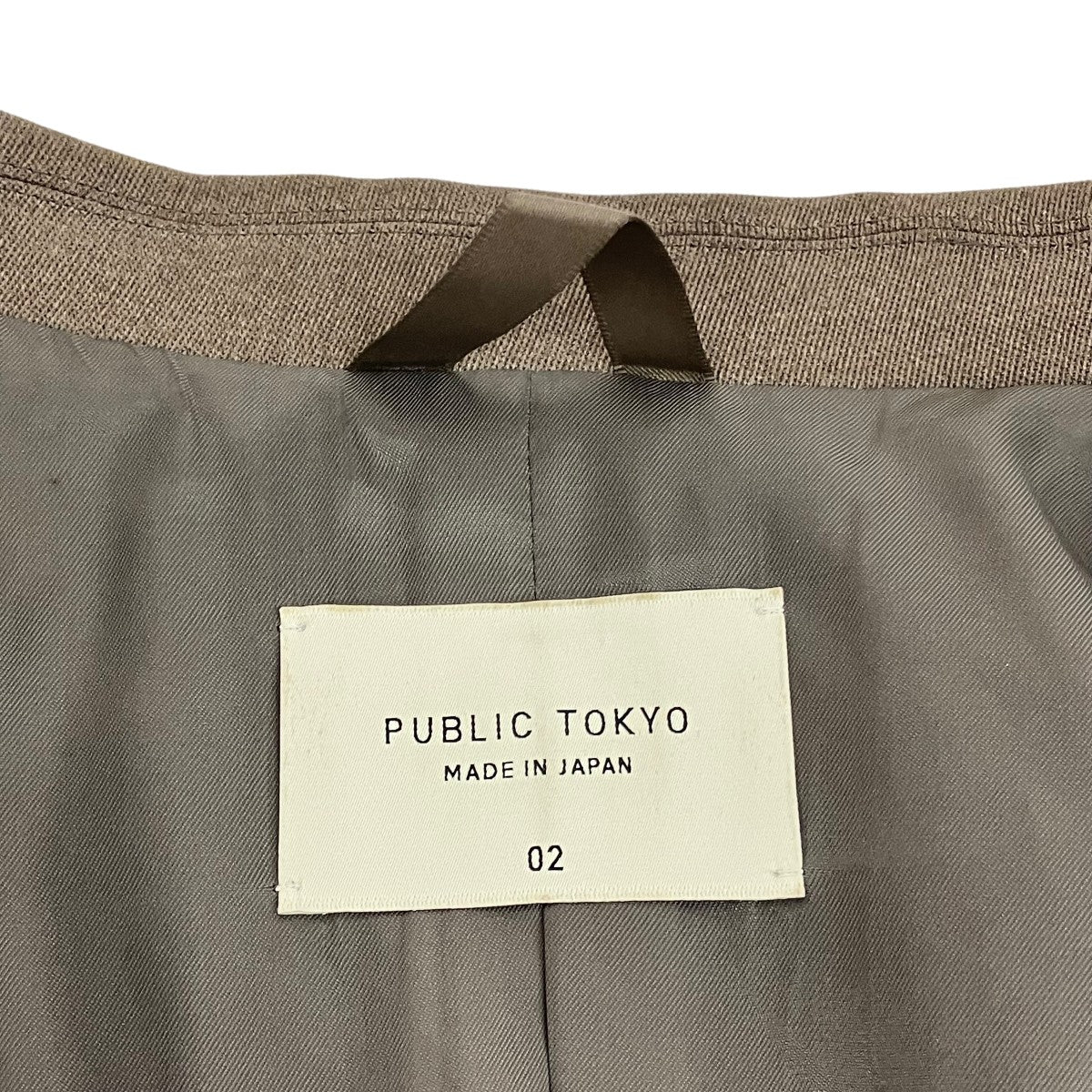 カルゼダブルテーラードジャケット155553002 AQUA WOOL - Image 5