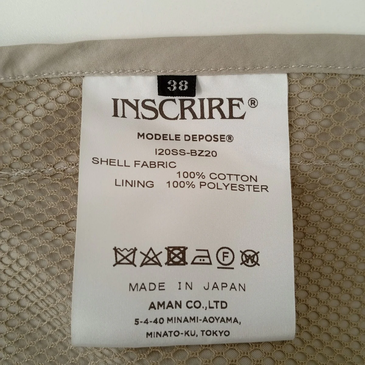 ワンショルダーベストI20SS-BZ20 - Image 4