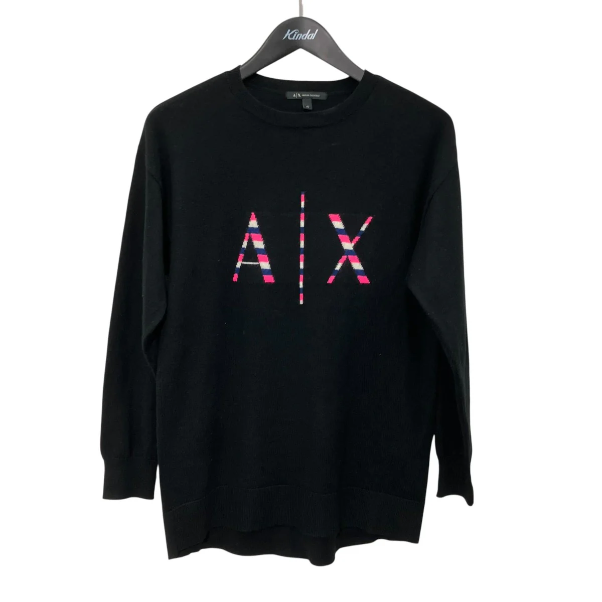 Round Neck Pullover with Logoプルオーバーにっと6KYM2B YME3Z