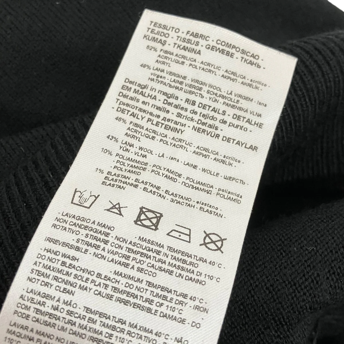 Round Neck Pullover with Logoプルオーバーにっと6KYM2B YME3Z - Image 6