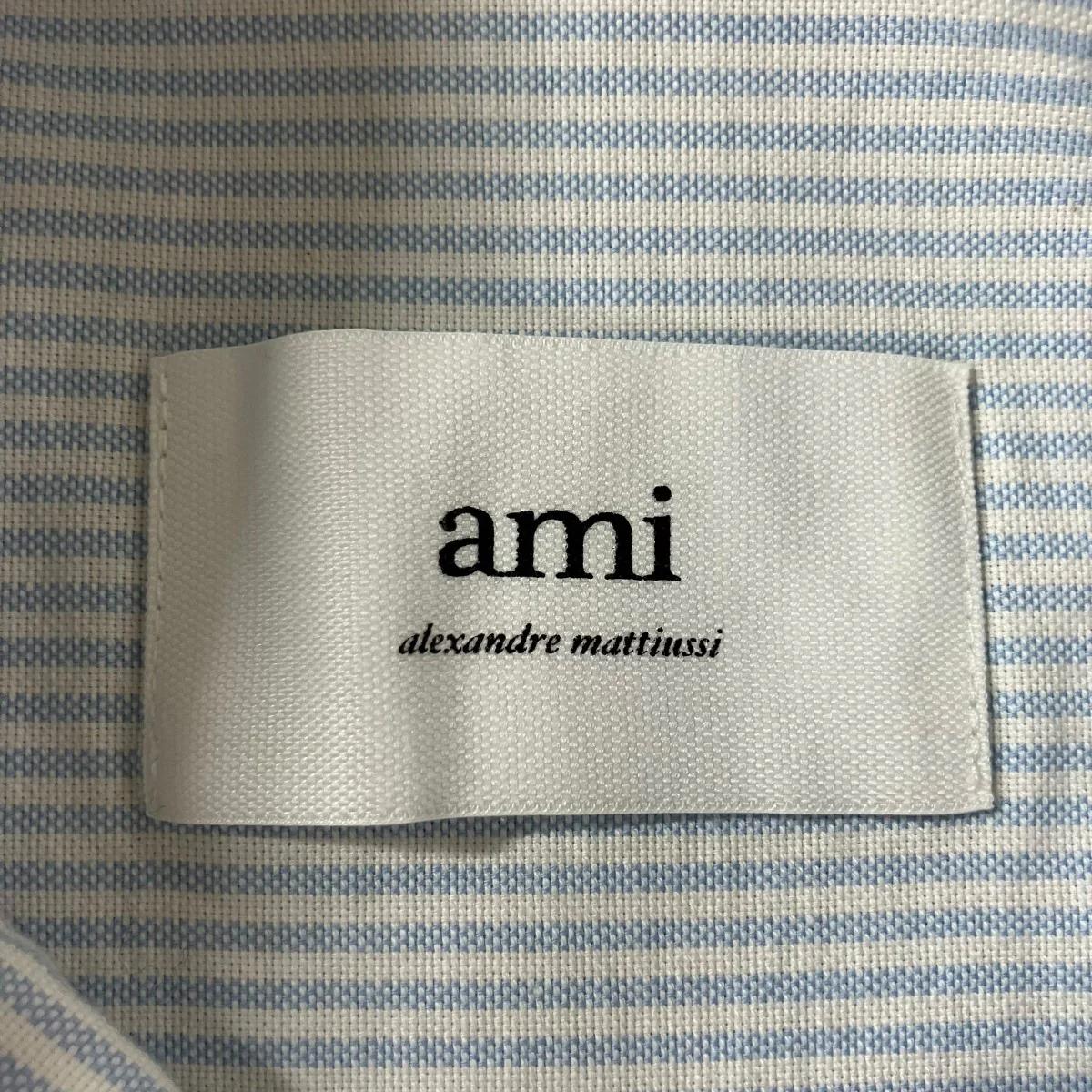 ハートロゴ刺繍ストライプシャツ - Image 6