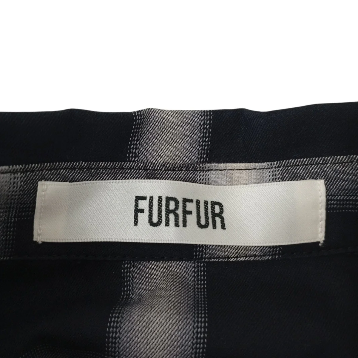 ベルト付きフリルシャツチェックワンピースRWF0254092 - Image 3