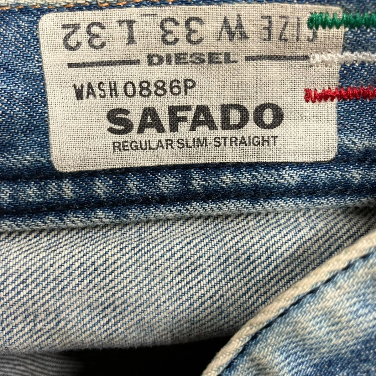 クラッシュ加工デニムパンツ - Image 5