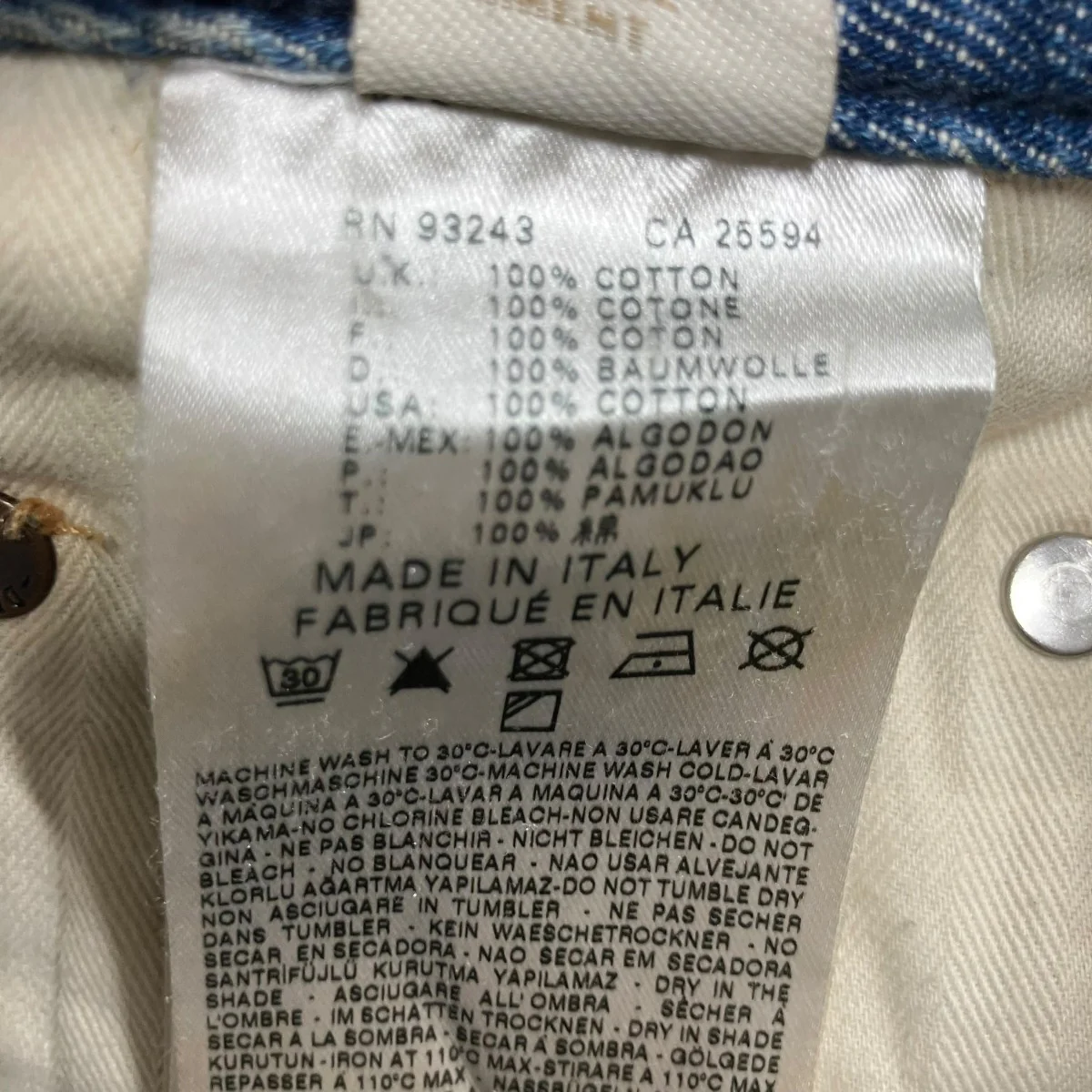 クラッシュ加工デニムパンツ - Image 7