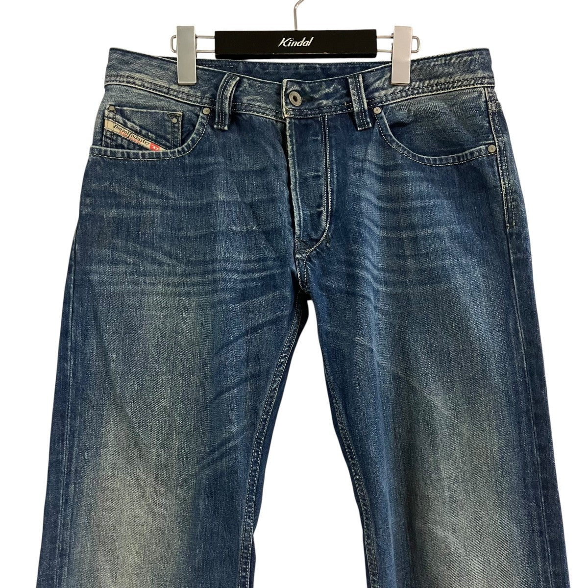 ウォッシュド加工ストレートデニムパンツ - Image 2