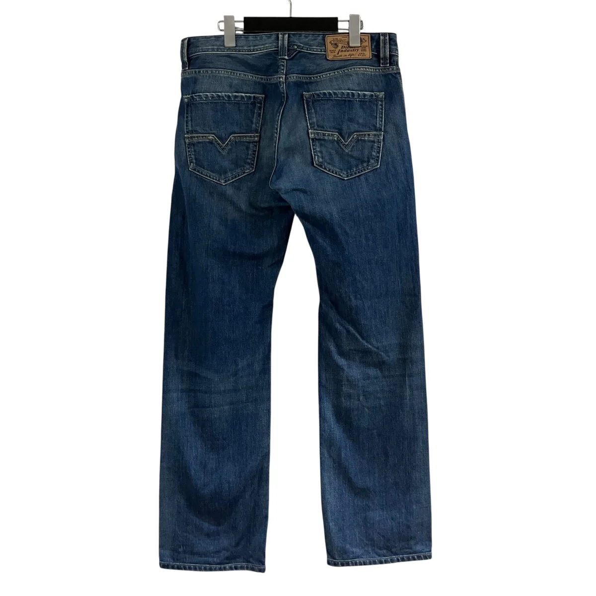 ウォッシュド加工ストレートデニムパンツ - Image 3