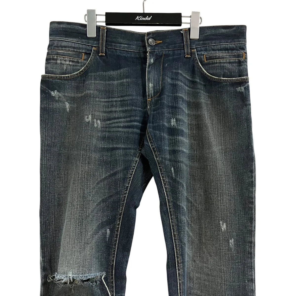 クラッシュ加工ウォッシュドデニムパンツG374LP/G8H50 - Image 2