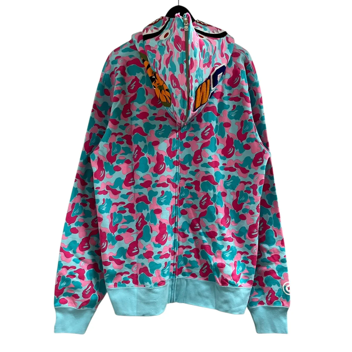 カモ柄シャークジップアップパーカー - Image 3