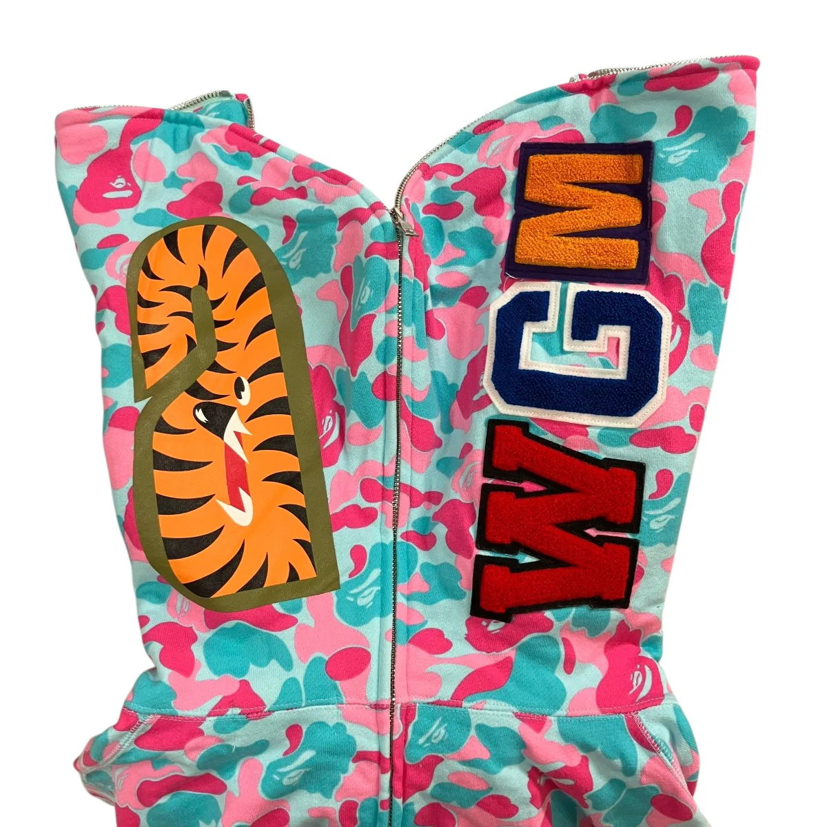 カモ柄シャークジップアップパーカー - Image 7