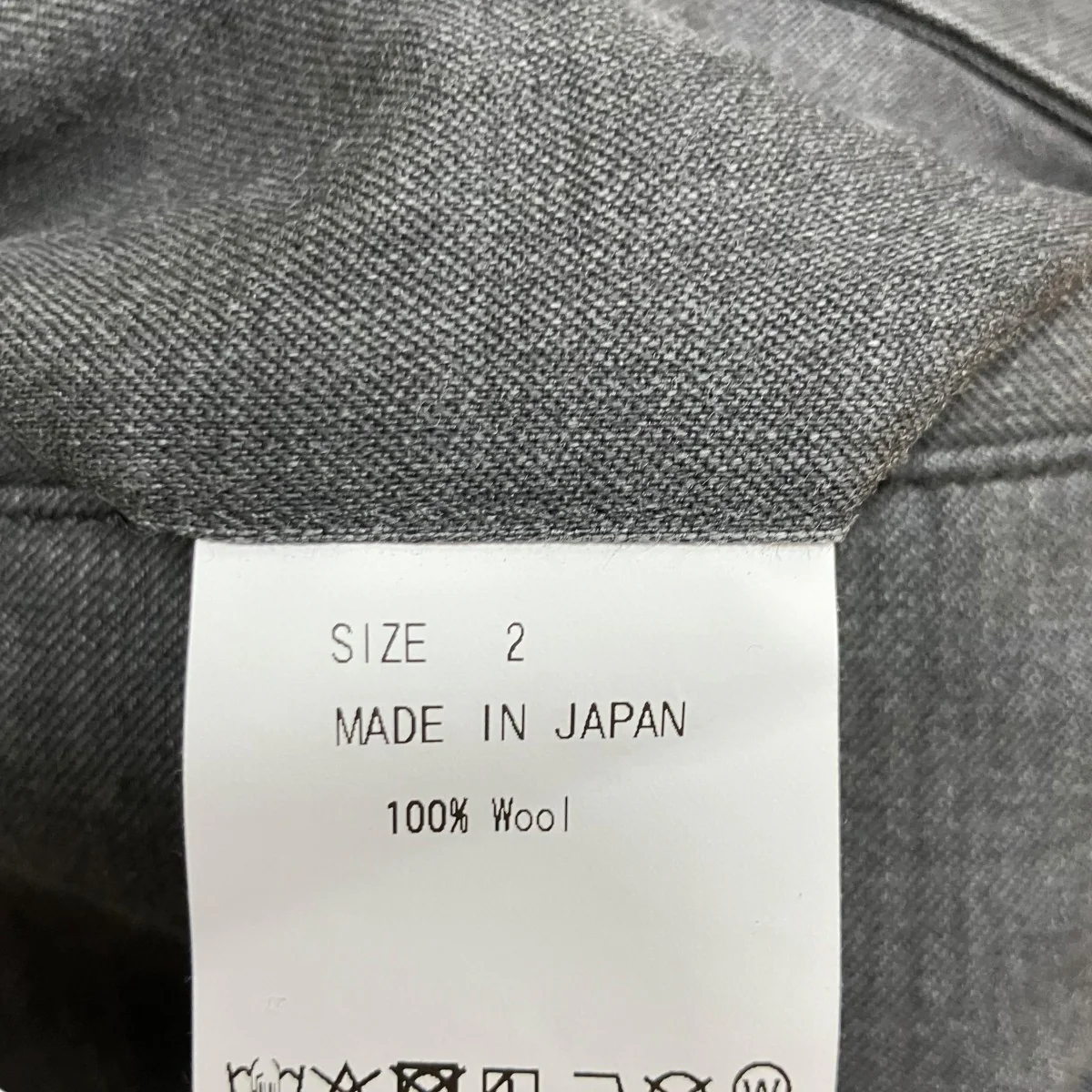 ウールギャバジンピグメントプリントワークパンツ - Image 7