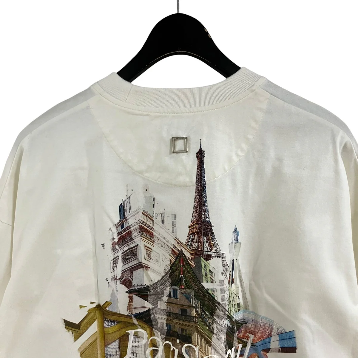 バックプリントラバーロゴTシャツ - Image 4