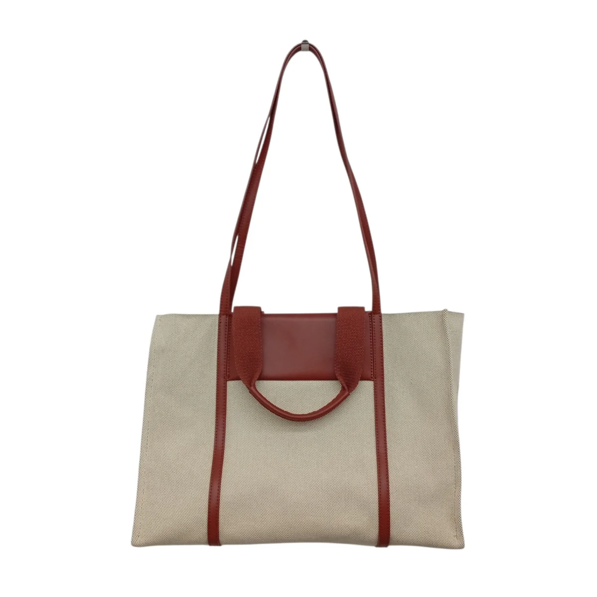 ダブルハンドルショルダーバッグ - Image 2