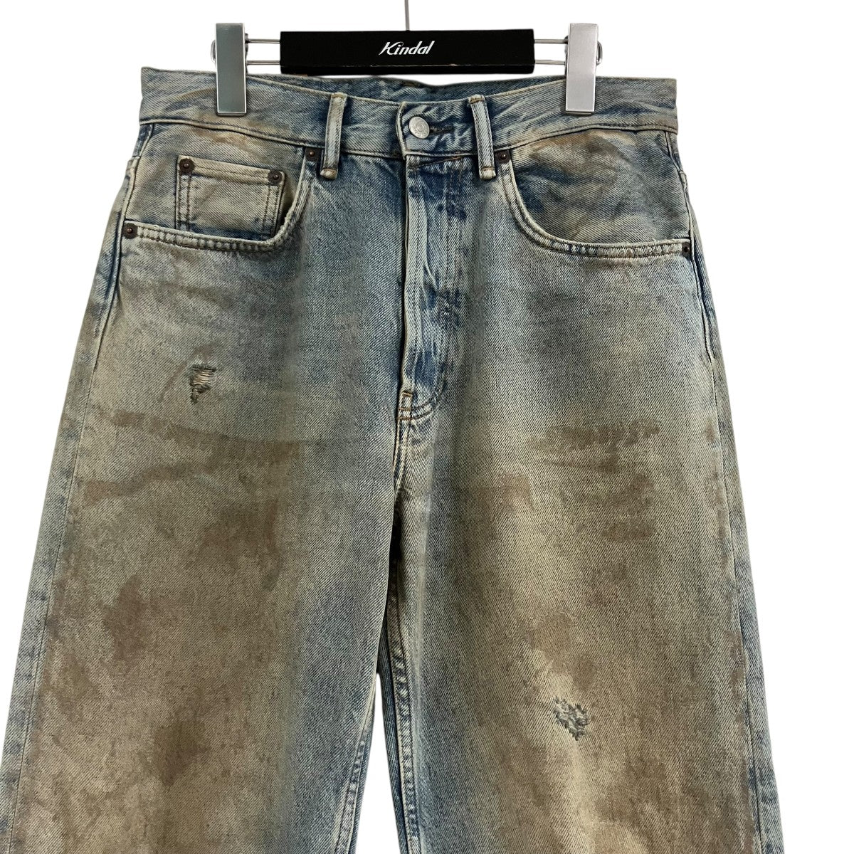 ペニシリンダメージ加工デニムパンツ - Image 2