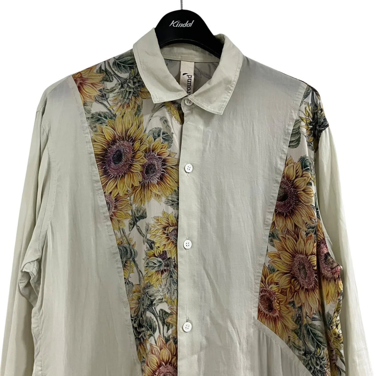 向日葵グラフィックロングスリーブシャツ - Image 2