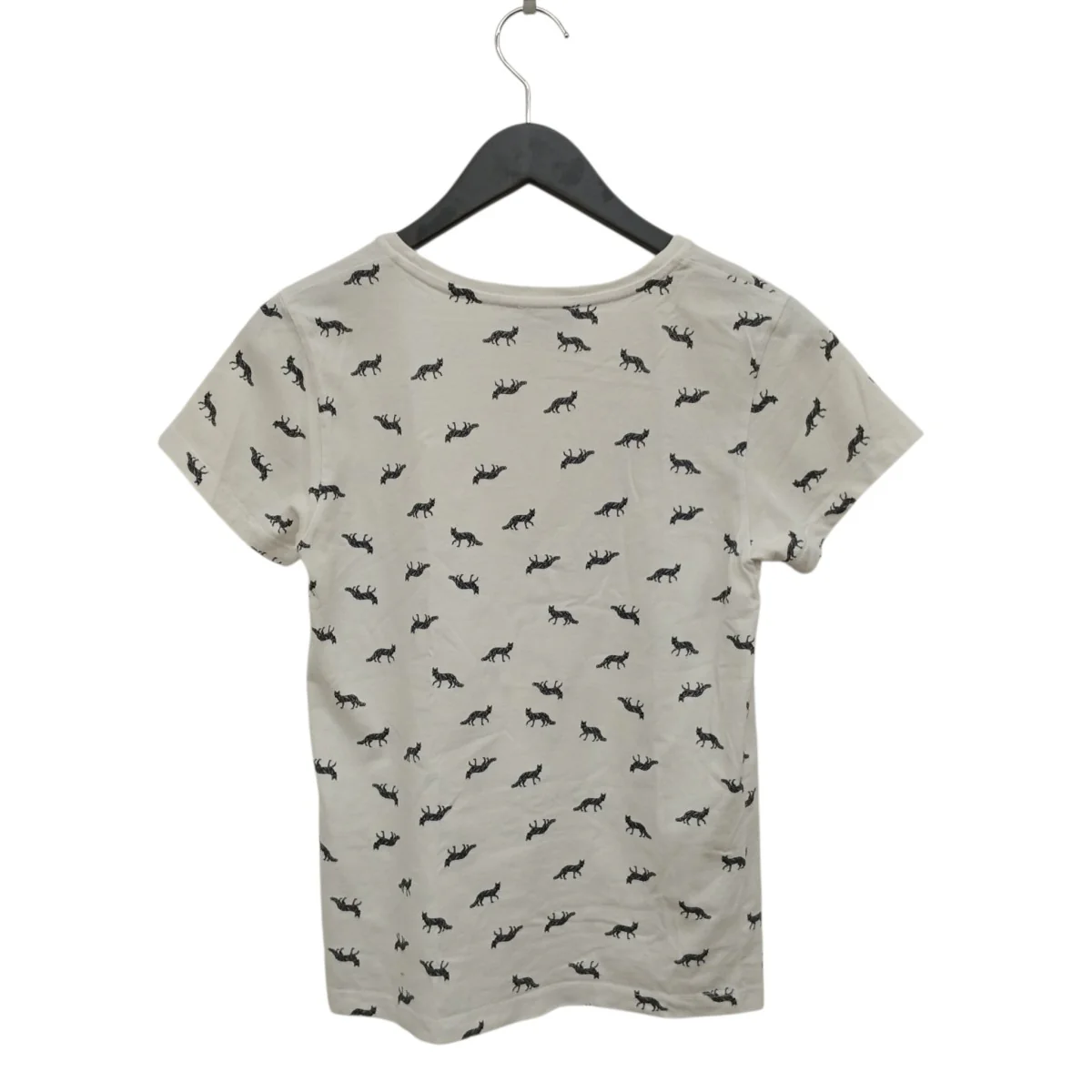 キツネシルエット総柄Tシャツ - Image 2