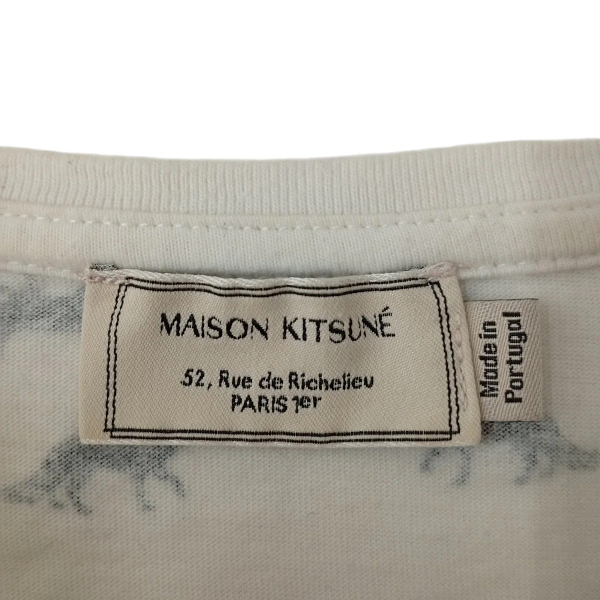 キツネシルエット総柄Tシャツ - Image 3