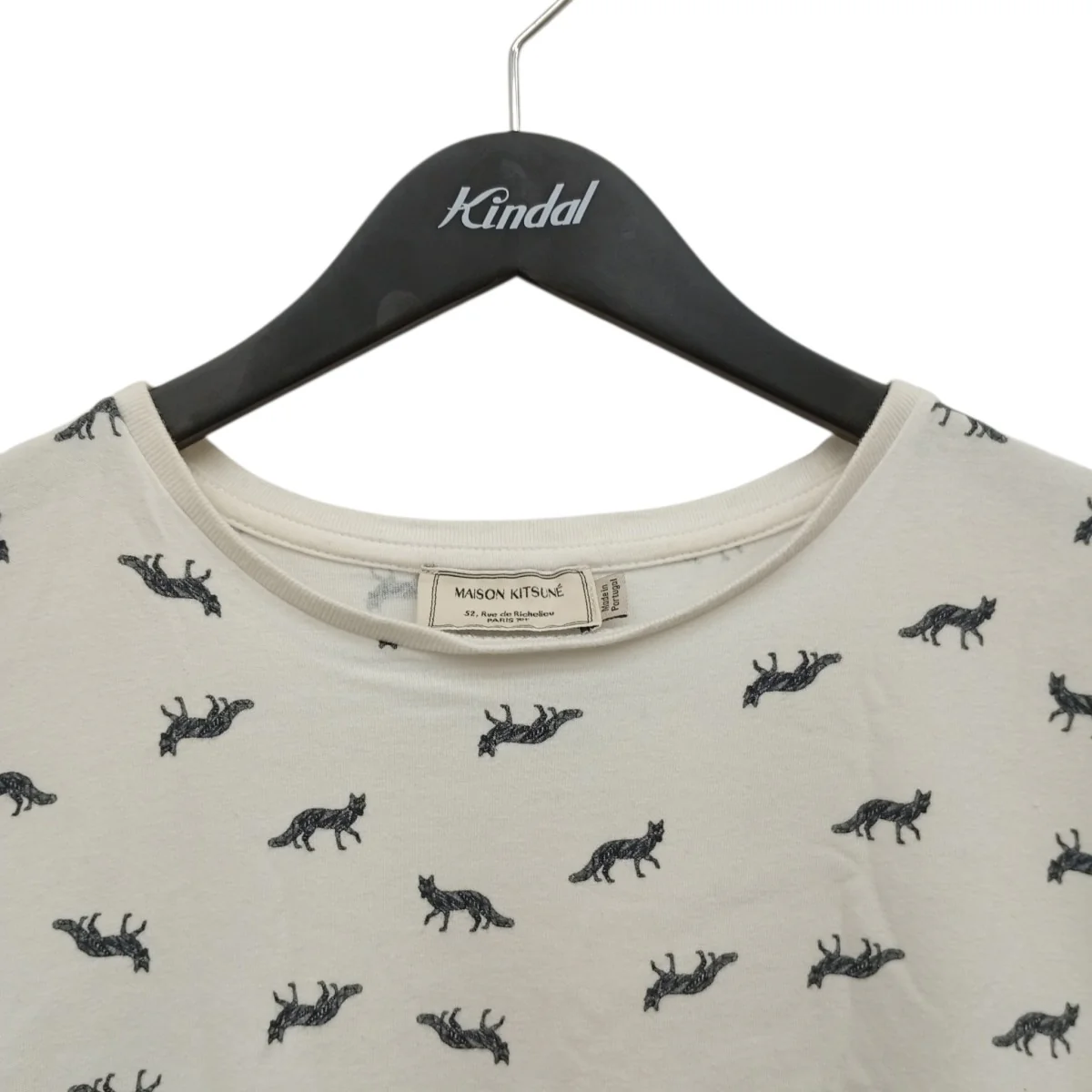キツネシルエット総柄Tシャツ - Image 8