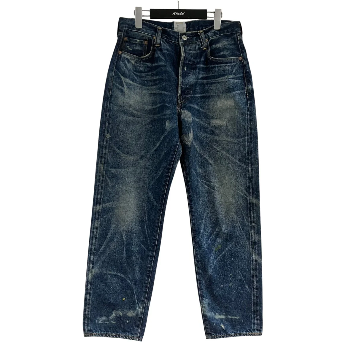 GQ SHOPウォッシュド加工デニムパンツPT-YY-0005